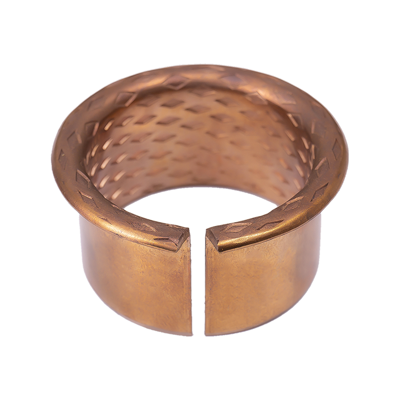 HZ090F Diamond-shaped oil groove flanged bronze bushing