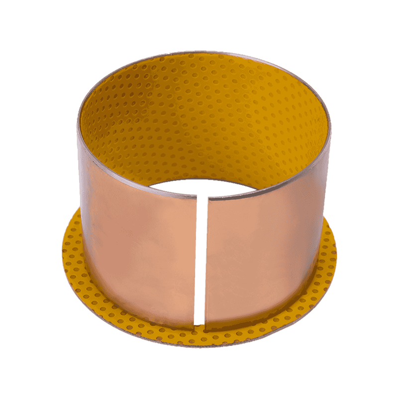 HZ2Y Porous sintered copper POM/filler (yellow) boundary lubrication bearing